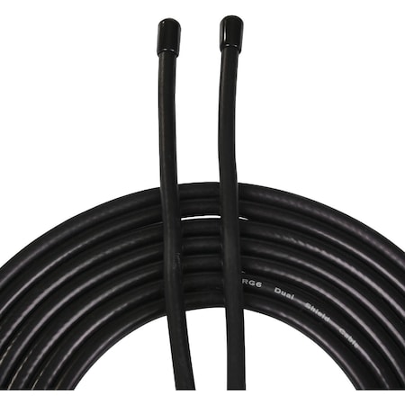 Rca 100 Ft. Black RG6 Coaxial Cable VH6100R