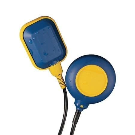 Omega Float Level Switch, Pump Up/Pump Down, Liquid, 15 A SPDT, Tethered, 75 psi, 50 degC, PP, PVC, 60' L LV614-P