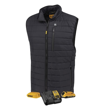 Dewalt Vest, Heated, Black, XL DCHV095BD1-XL