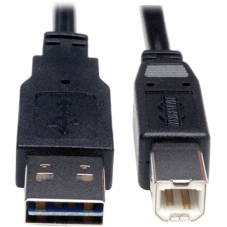 Eaton EATON Universal Reversible USB 2.0 Cable Reversible A To B M/m, 10 Ft. 3.05 M UR022-010
