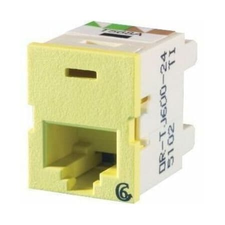 Ortronics 1-PORT MOD JACK 110 8W8P UTP, T568A/B CAT6 IP5 CLARITY6 TJ600-24