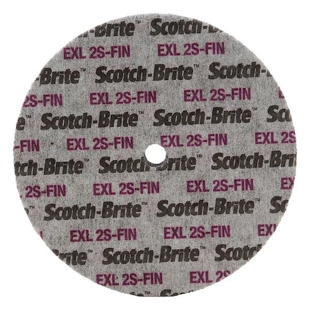 Scotch-Brite Unitized Wheel, 6 in Dia, 1/2 in W, 3/4 in Arbor Hole 61500103199