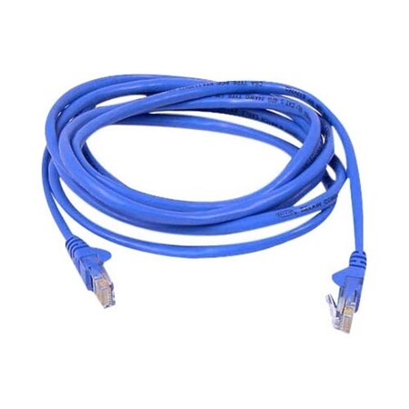 Belkin 14FT CAT6 SNAGLESS PATCH CABLE, UTP, BLUE PVC JACKET, 23AWG, 50 MICRON, GOLD PLA A3L980B14-BLU-S