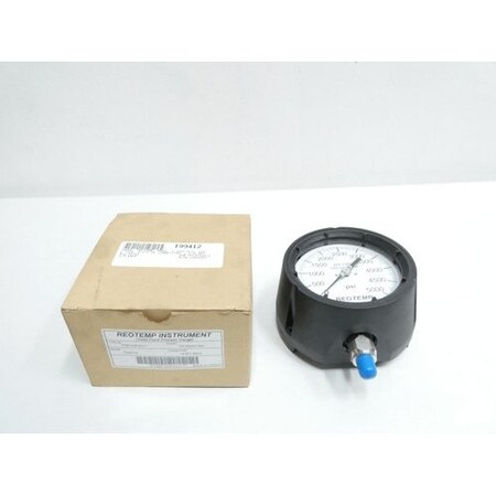 Reotemp 4-1/2IN 1/4IN 0-5000PSI NPT PRESSURE GAUGE PT45P1A4P34-D-T