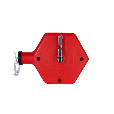 M-D Building Products 0.06 in. x 100 ft. Red ABS Tuff Line Contractor Chalk Reel 00760