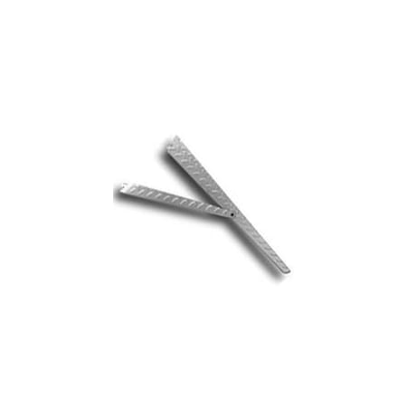 Knape & Vogt HEAVYWEIGHT Support Bracket, Steel, Platinum 0203-20PM