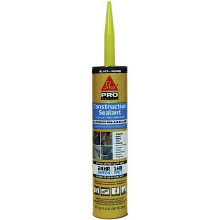 Sika Flex 10.1 Oz. Pro Select Black Construction Polyurethane Sealant 812412