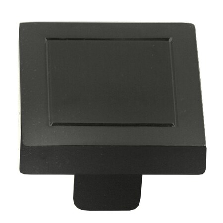 Grilltown 0.88 in. Cosmo Square Knob - Oil Rubbed Bronze GR536956
