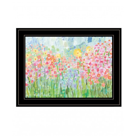 Homeroots Growing Things NO 4 Black Framed Print Wall Art 407714