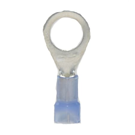 Hillsdale Terminal Ring Terminal, 5/16 in Stud Size, 14 AWG, Nylon Insulated, 1000 PK 50102BZN