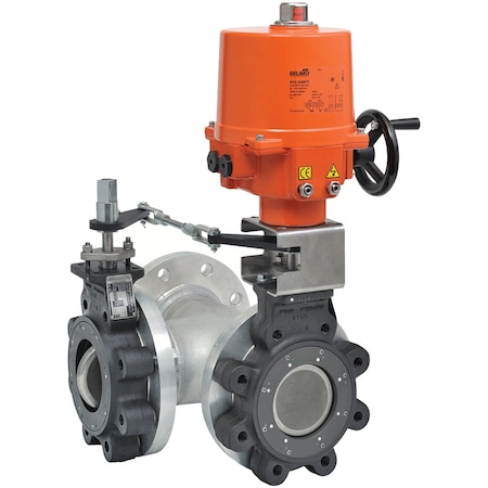 Belimo Bfly Vlv 10in 3-w On/Off NSR in-lb 24V 2 F7250-150SHP+SY5-24