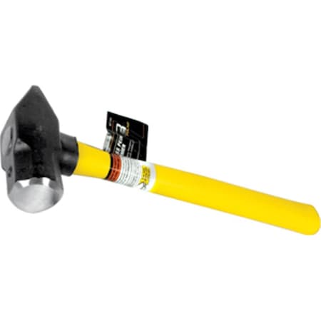 Performance Tool 3lb Cross Peen Hammer 14.9 in. Anti Shock Fiberglass Handle PMM7104