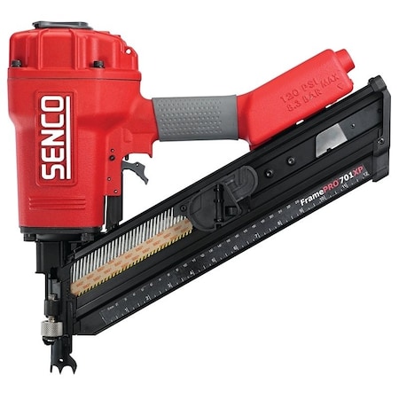 Senco Framing Nailer, 3/8 in Air Inlet, 70 Magazine, 0.113 to 0.148 in Dia x 2 to 3-1/2 in L Fastener 2H0133N