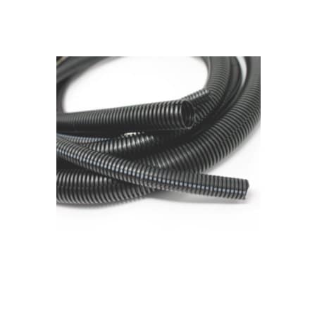 Drossbach Slit Convoluted Tube, 0.87 in, Black, 400 ft 078NDBSG0000XZS