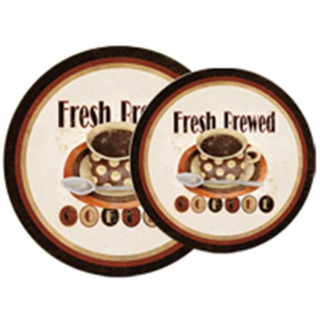 Reston Lloyd Electric Tin Burner Cover Set 4 Fresh Brewed RE440594