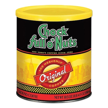Chock Full Onuts Original Blend Ground Coffee, 30.5 oz MZB13000