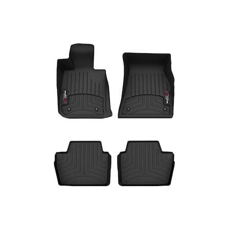 Weathertech Black, Front and Rear Floorliners 441673-1-2