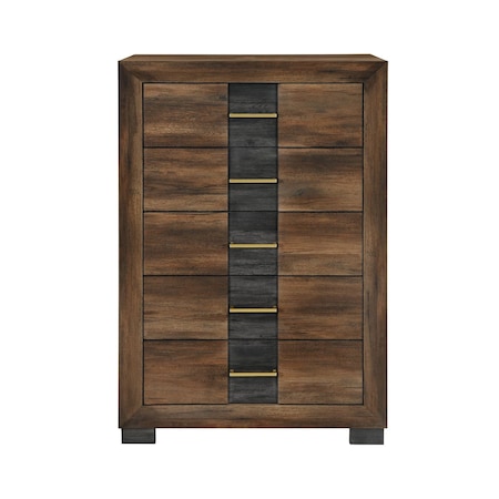 Global Furniture Usa Modern Optimus Brown/Black Chest OPTIMUS-BRWN/BLK-CH