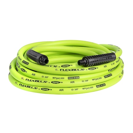 Legacy Flexzilla 25 ft. L X 3/8 in. D Hybrid Polymer Air Hose 300 psi Zilla Green HFZ3825YW2
