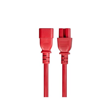 Monoprice Heavy Duty Power Cable - IEC 60320 C14 to IEC 60320 C15_ 14AWG_ 15A_ S 33652