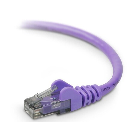 Belkin 6Ft Cat6 Snagless Patch Cable, Utp, Purple Pvc Jacket, 23Awg, 50 A3L980-06-PUR-S