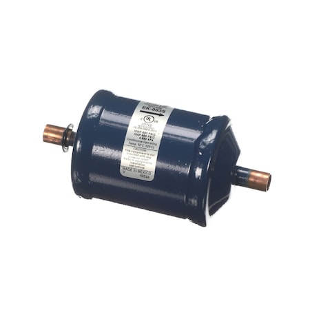 Heatcraft Filter Drier, Liquid Line, 8 Cubic Inch, 3/8in ODF x 3/8in ODF 22101715