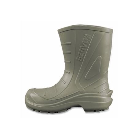 Servus Work Light Life Boot, Size 15, 12 in H, Ethylene-vinyl Acetate, Olive 922-500121-15