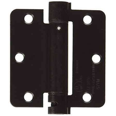 Patioplus 3.5 x 3.5 x 0.25 in. Spring Hinge Steel - Oil Rubbed Bronze PA829760