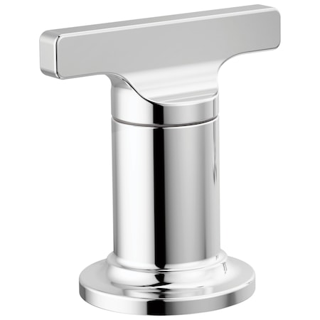 Delta Tetra Roman Tub Handles - T-Lever In Lumicoat Chrome H590-PR