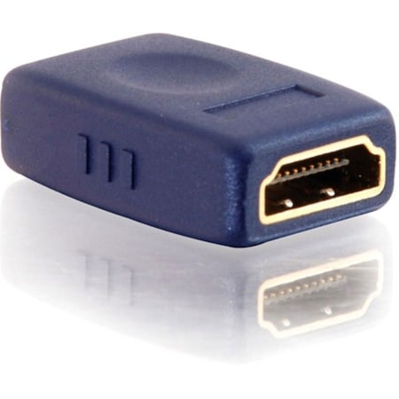 C2G C2G HDMI Coupler - Velocity - Female to Female - 1 x Type A Female - 1 x Type A Female - Blue 40970