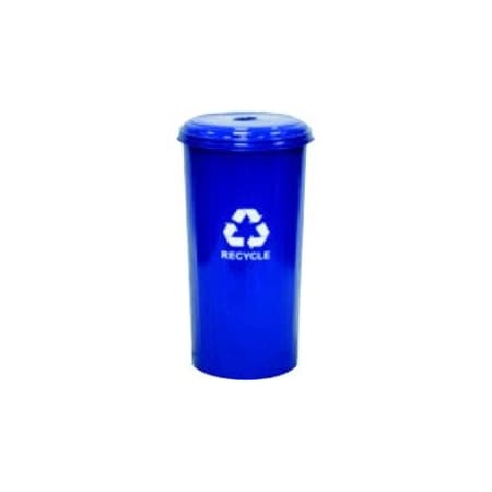 Witt Industries 20 gal Round blue, Metal 10/1DTDB