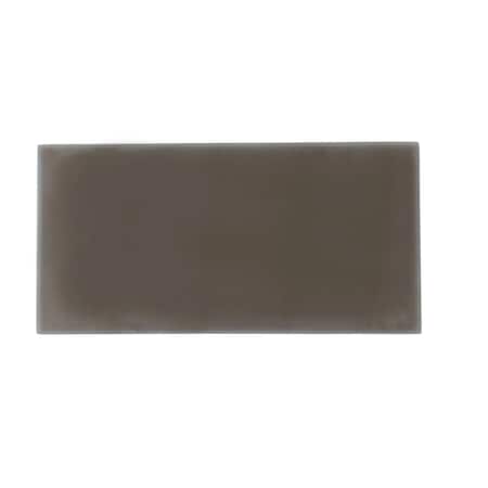 Apollo Tile Ash Gray 3 in x 6 in Glass Matte Wall Subway 5 sqft/case, 40PK APLA88098M 3X6A