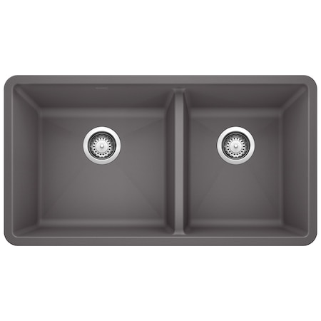 Blanco Precis 1-3/4 Bowl, Cinder 441479
