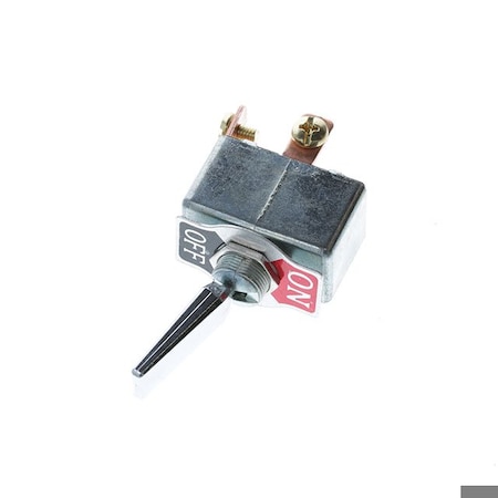 Switch Components Heavy Duty Toggle, 2P SPSTP OFF-ON, Chrome Plated TD1-1A-DC-3-P