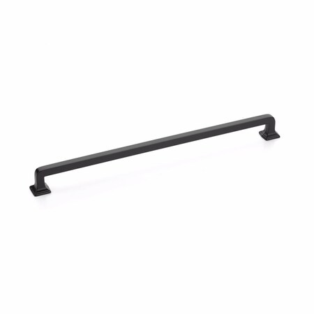 Schaub 12in Center to Center Menlo Park Cabinet Pull Matte Black Finish 525-MB