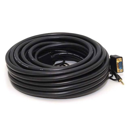 Monoprice CPU Cord, SVGA/3.5mm Stereo M to M, 50ft 560