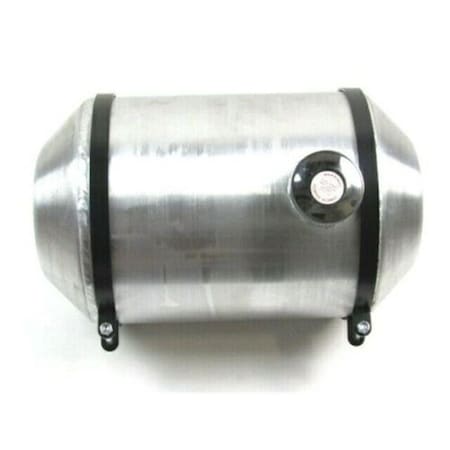 Absurdo 5 gal Round Spun Aluminum Fuel Tank, 10 x 16.5 in. AB2205375