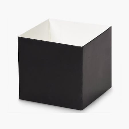 Nashville Wraps Matte Black Box Base, 4x4x3.5, 25PK GBB04BK