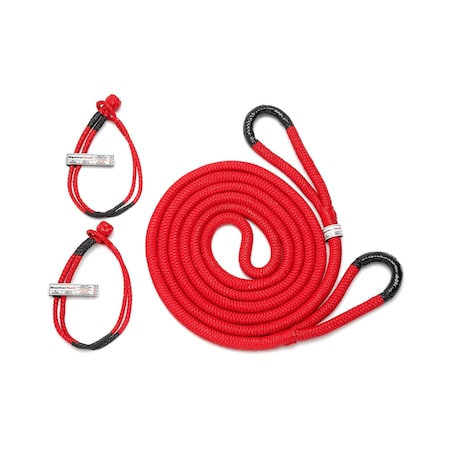 Weathertech Red/Black, Kinetic Recovery Rope R03420PKG