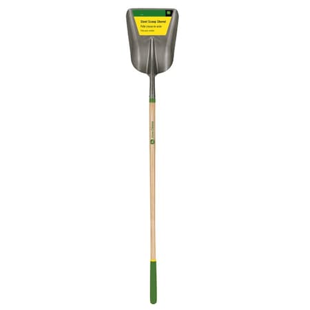 John Deere 64 in. Steel Scoop General Purpose Shovel Wood Handle PST-L-JD