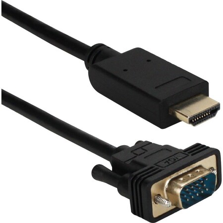 Qvs XHDV-10 10 ft. HDMI to VGA Video Converter Cable XHDV-10