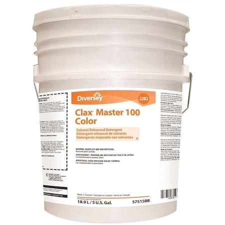 Clax 5 Gal. Pail Master 100 22A1 Detergent 95751508
