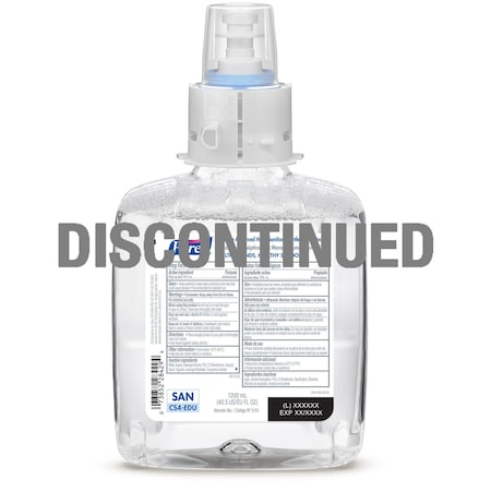 Purell Sanitizer, Cartridge, Foam, 1200mL, PK4 5151-04