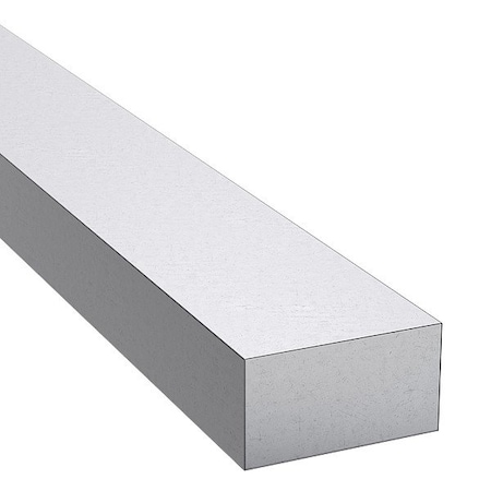 Zoro Select Stainless Steel Flat Bar, 12 in - L, 6PK F01203304-1