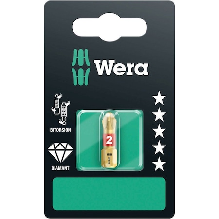 Wera 851/1 BDC SB bits, PH 2 x 25 mm 5073333001