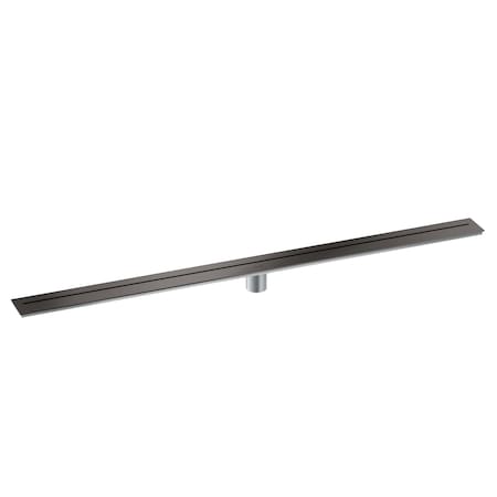 Axor Drains Wall Installation 47 1/4" in Brushed Black Chrome 42529341