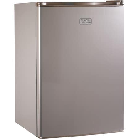 Black & Decker Compact Refrigerator Energy Star Single Door Mini Fridge with Freezer, 2.5 Cubic Feet, VCM BCRK25V