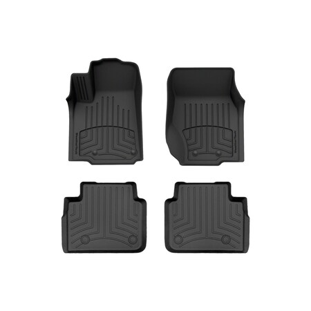 Weathertech Black, Front and Rear FloorLiner HP 441696-1-2IM