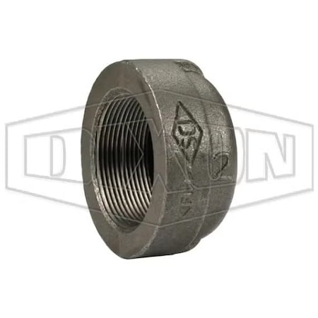 Dixon Pipe Cap, Iron, 1/2 in, FNPT 300MICAP50