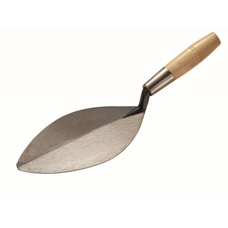 Kraft Tool Kraft Tool 9"x4-3/4" Pumpkin Seed Trowel w/5" Wood Handle RO414-9